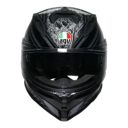 AGV K7 DAMASCUS BLACK/SILVER - M