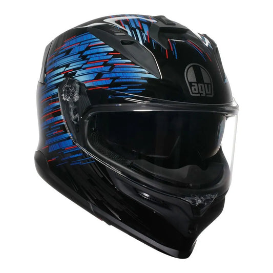 AGV K7 GENISYS BLACK/BLUE/GREY - L