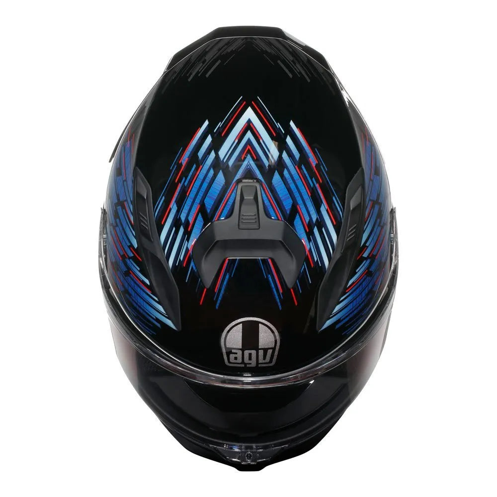 AGV K7 GENISYS BLACK/BLUE/GREY - L