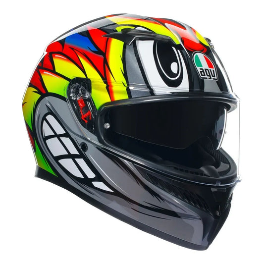 AGV K3 BIRDY 2.0 GREY/YELLOW/RED - M