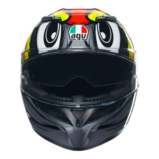 AGV K3 BIRDY 2.0 GREY/YELLOW/RED - M