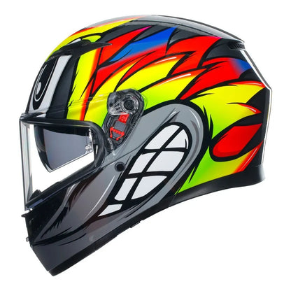AGV K3 BIRDY 2.0 GREY/YELLOW/RED - M