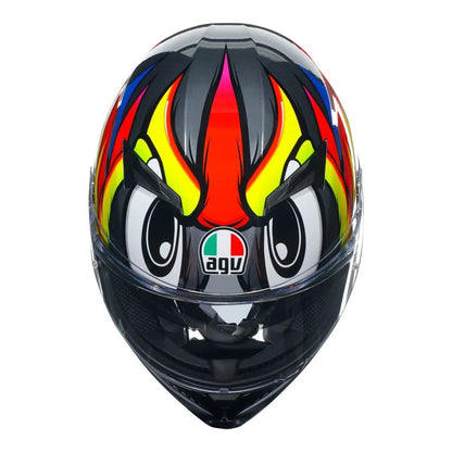 AGV K3 BIRDY 2.0 GREY/YELLOW/RED - M