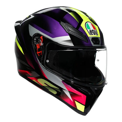 AGV K1 S FASTLAP BLACK/PURPLE/PINK - XL