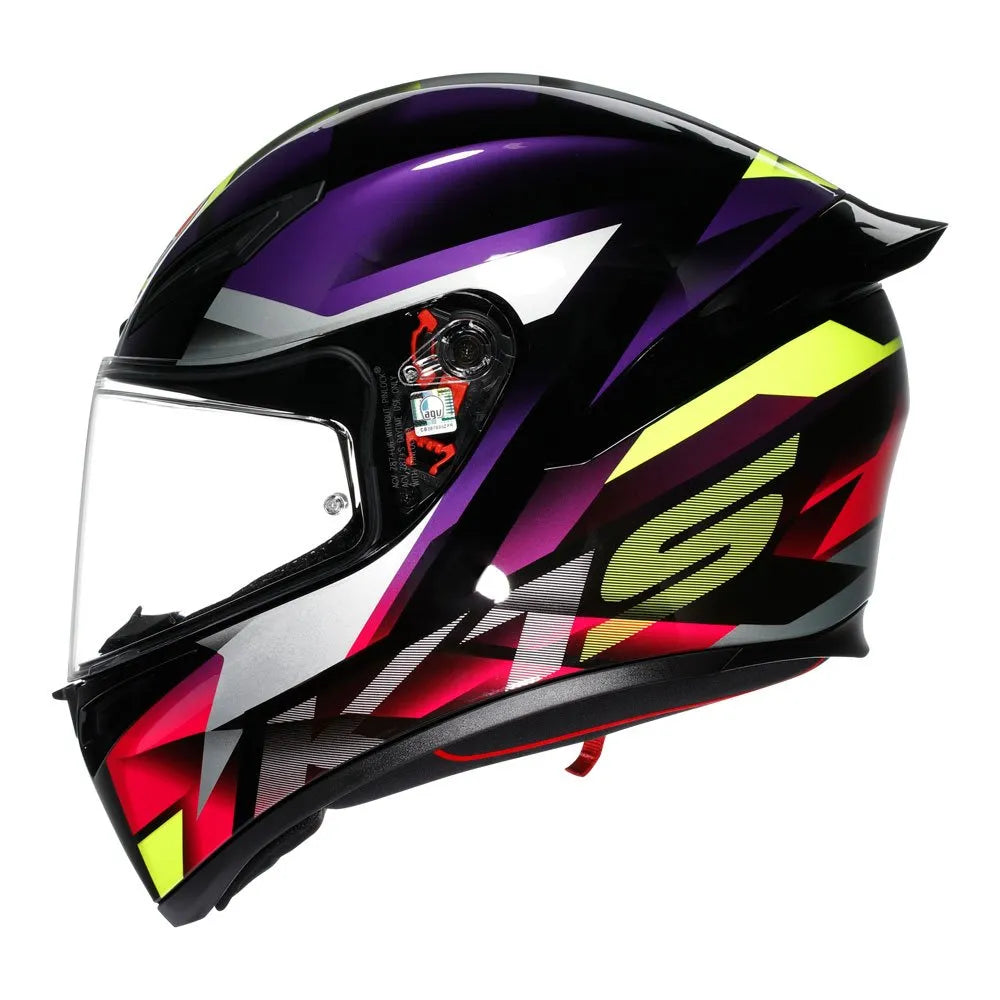 AGV K1 S FASTLAP BLACK/PURPLE/PINK - XL