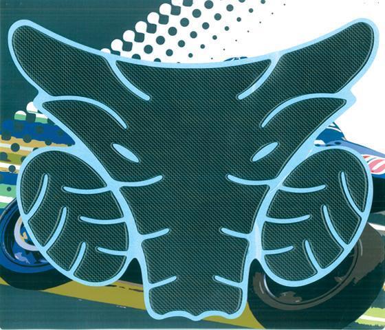 KEITI TANK PAD LARGE CARBON LOOK