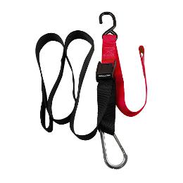 CYKEL TIE DOWNS SNAP HOOK LOOP 38MM RED