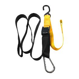 CYKEL TIE DOWNS SNAP HOOK LOOP 38MM YELLOW