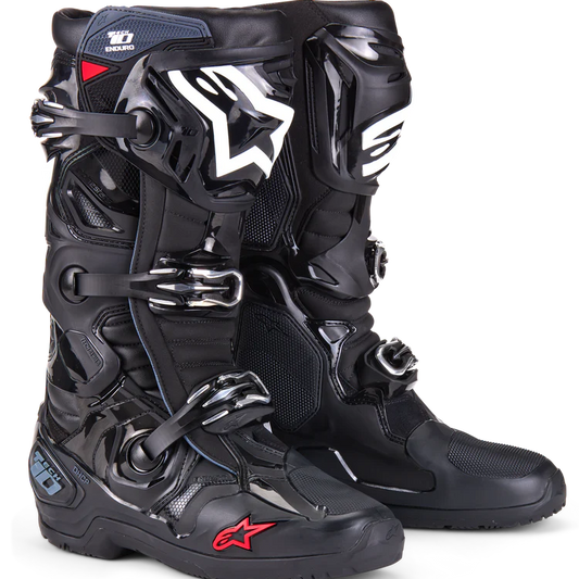 ALPINESTARS TECH 10 ENDURO BOOTS BLACK 10