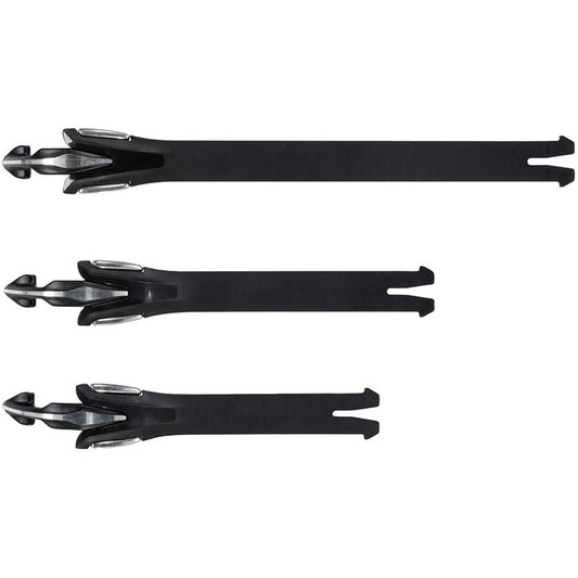 ALPINESTARS STRAP SET TECH10 BLACK 14 WITH ALUMINIUM BRIDGE X3 CA