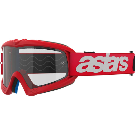 ALPINESTARS VISION YOUTH BLAZE GOGGLE RED-CLEAR LENS