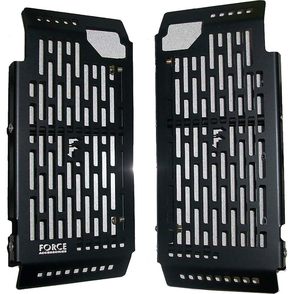 FORCE RADIATOR GUARDS HONDA CRF250R/RX 2018-2021 BLACK