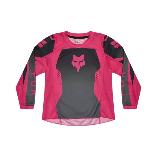 FOX KIDS GIRLS 180 SHIELD JERSEY BLACK/PINK