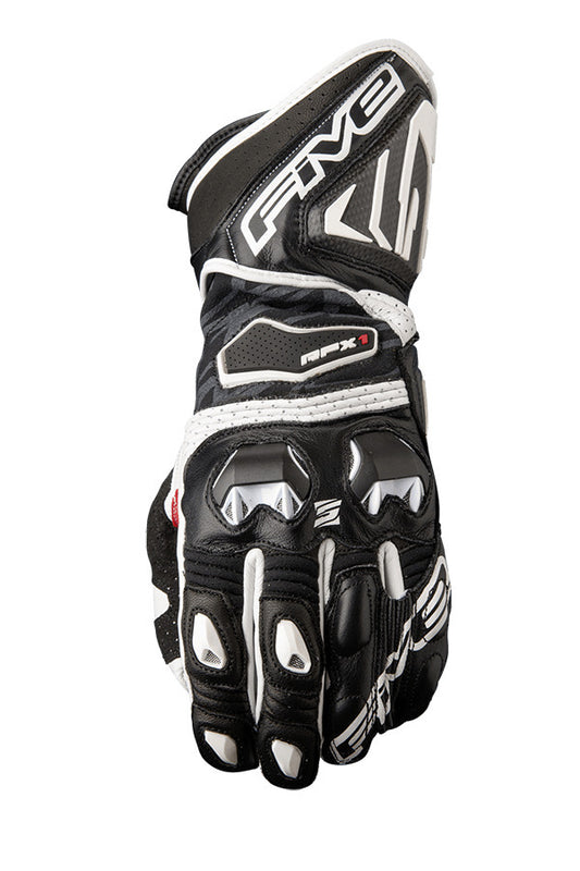 FIVE RFX-1 GLOVES 16 BLACK/WHITE 9 M