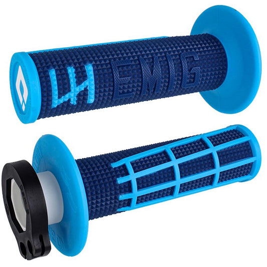ODI V2 EMIG 2.0 LOCK ON GRIP NAVY/CYAN 2T/4T