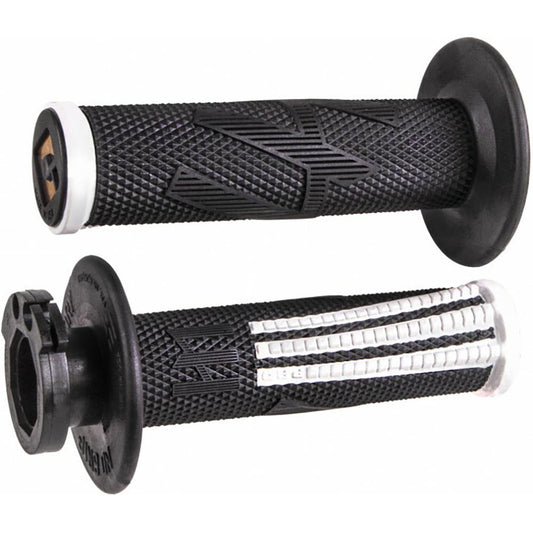 ODI V2 EMIG PRO LOCK ON GRIPS BLACK/WHITE 2T/4T