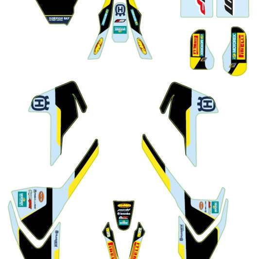 HUSQVARNA FACTORY GRAPHICS KIT TC85 2018-22 – 23608990100