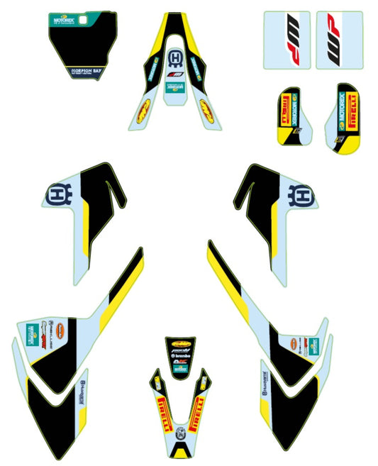 HUSQVARNA FACTORY GRAPHICS KIT TC85 2018-22 – 23608990100