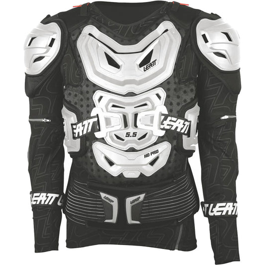 LEATT 5.5 BODY PROTECTOR WHITE SM-MD 160-172CM
