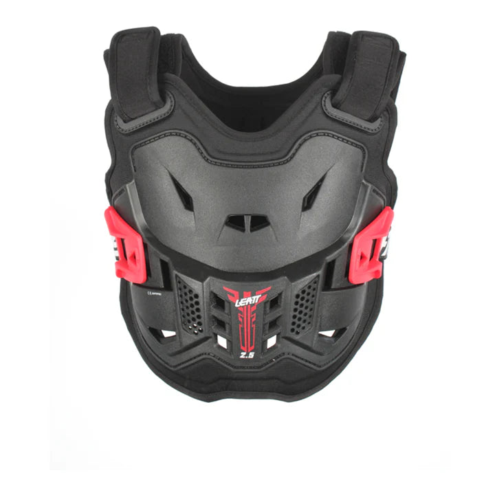 LEATT 2.5 JUNIOR CHEST PROTECTOR - BLACK/RED 110-134CM