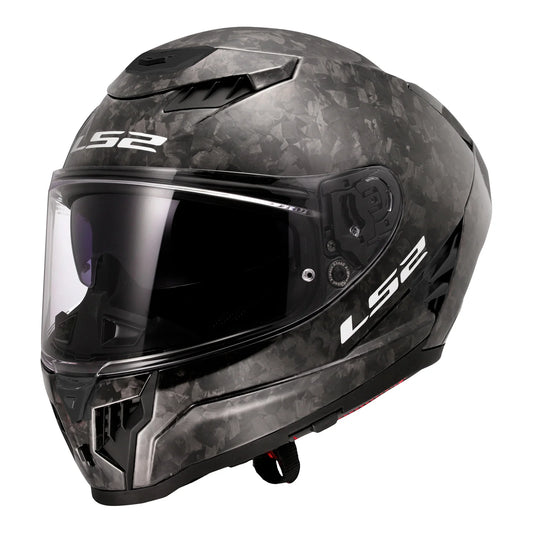LS2 FF807 DRAGON FORGED HELMET GLOSS CARBON