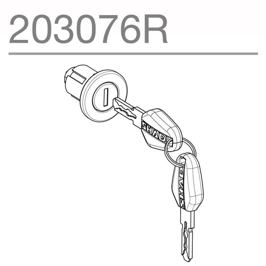 SHAD TOP CASE LOCK CYLINDER KEY SET (SH48 58X 59X)