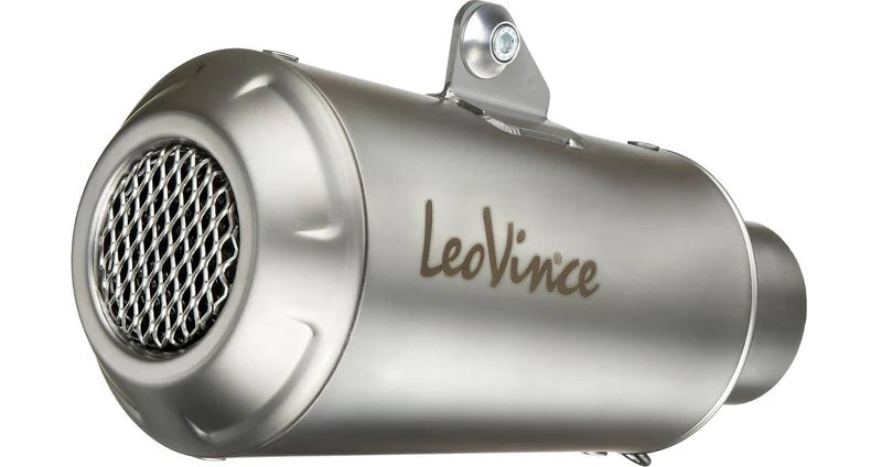 LEOVINCE LV-10 SLIP ON MUFFLER STAINLESS YAMAHA YZF-R3/MT-25/MT-03 18-20