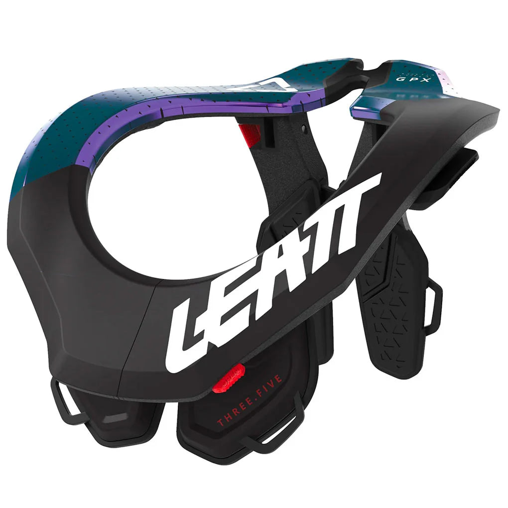 LEATT NECK BRACE GPX 3.5 BLACK/PURPLE S-M