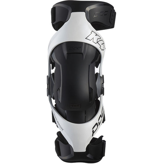 PODS K4 2.0 KNEE BRACE RIGHT WHITE BLACK XS