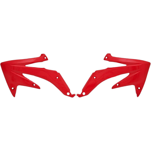 RTECH RADIATOR SHROUDS HONDA CRF450 2005-08 RED