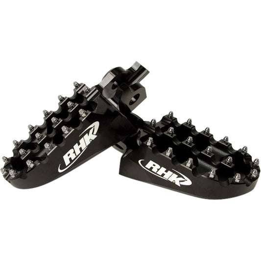 RHK FOOTPEGS PURSUIT SUZUKI RMZ250 10-23 RMZ450 12-23 BLACK