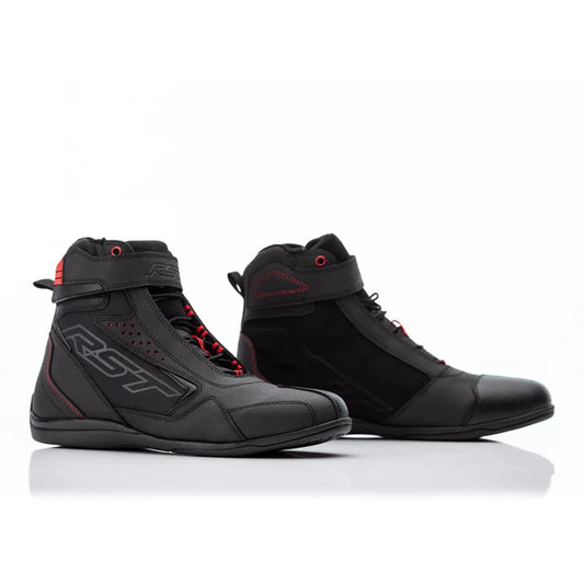 RST FRONTIER LADIES CE RIDE SHOE BLACK/RED