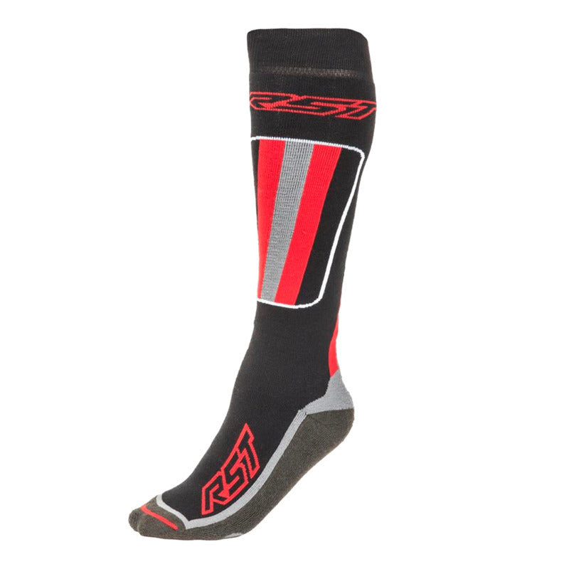 RST TOURTECH RIDING SOCKS BLACK/RED