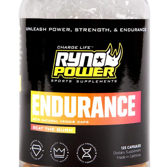 RYNO POWER ENDURANCE CAPSULES 125 CAPSULES 25 SERVES