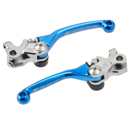 ZETA LEVER SET PIVOT BRAKETEC GASGAS 21 FORGED BLUE