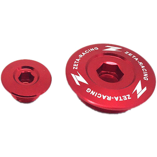 ZETA ENGINE PLUGS CRF150/450 XR250/400 RED