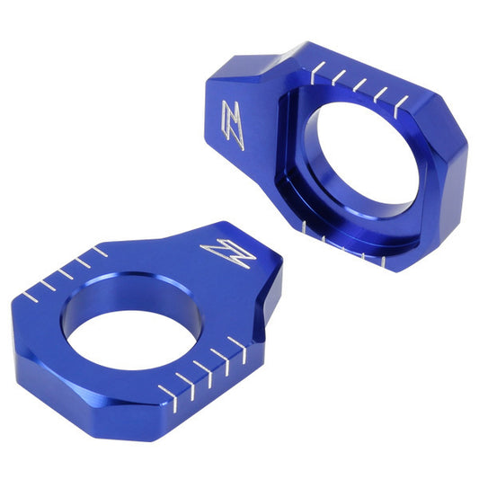ZETA AXLE BLOCKS HUSQ/KTM/GASGAS 16-22 BLUE