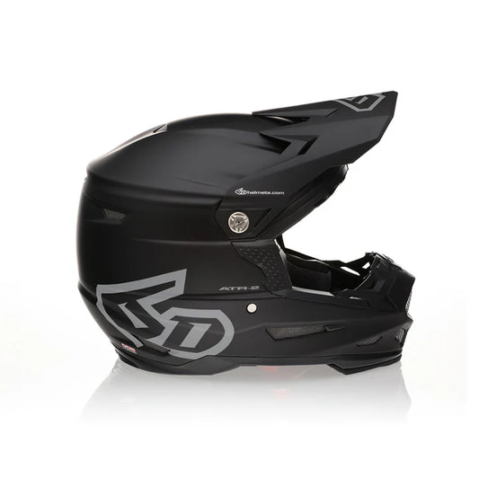 6D ATR 2Y HELMET SOLID MATTE BLACK