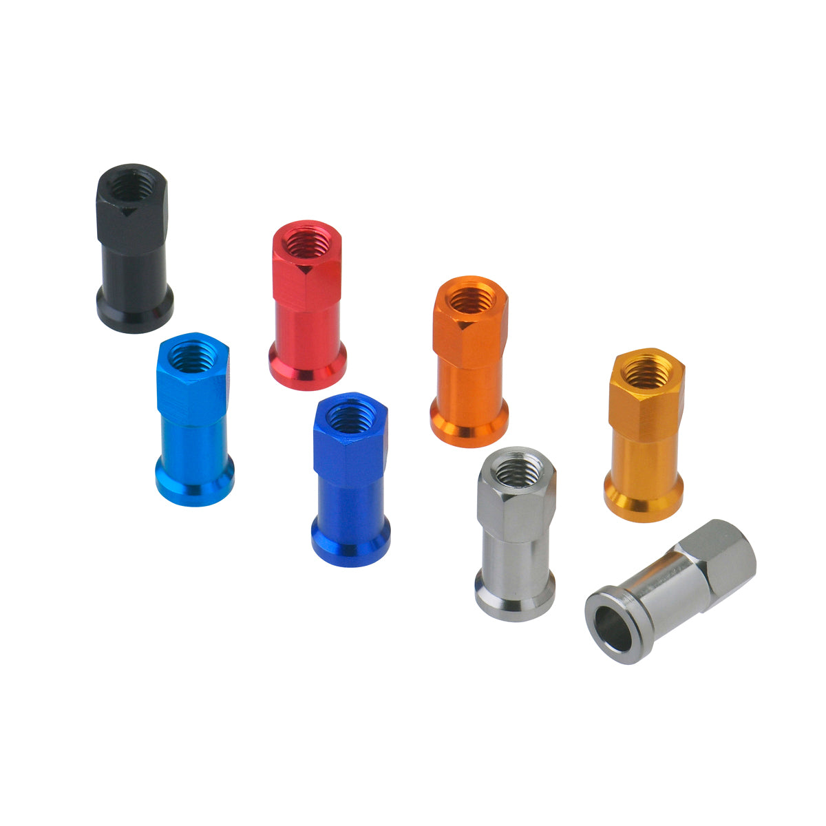 DRC RIM LOCK NUTS SILVER TWO 2PK