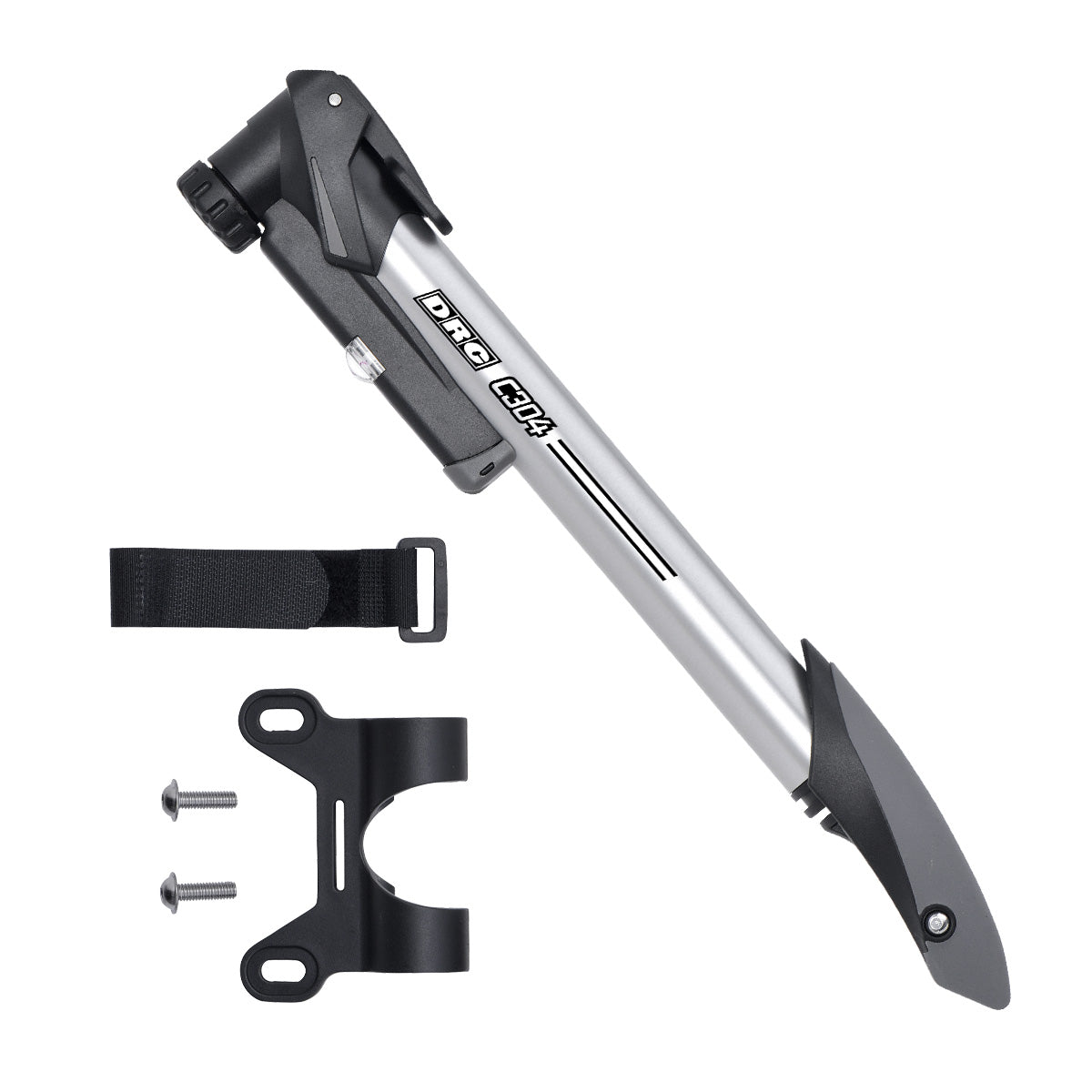 DRC PUMP C304 MINI HAND PUMP 2 WAY WITH GAUGE SHRADER