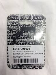 HUSQVARNA EXHAUST CONTROL COVER R S GASKET – 50437008000