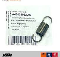 HUSQVARNA/KTM REAR BRAKE PEDAL RETRACTING SPRING – A46003062000 – Moto GC