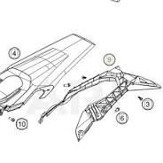 HUSQVARNA LICENSE PLATE HOLDER SUPPORT – 26608015000