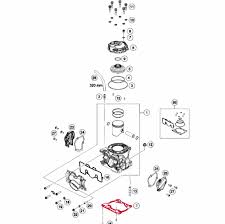 HUSQVARNA CYLINDER BASE GASKET 0.75MM – 50430035075