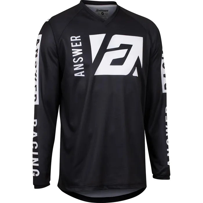ANSWER SYNCRON MERGE JERSEY BLACK/WHITE