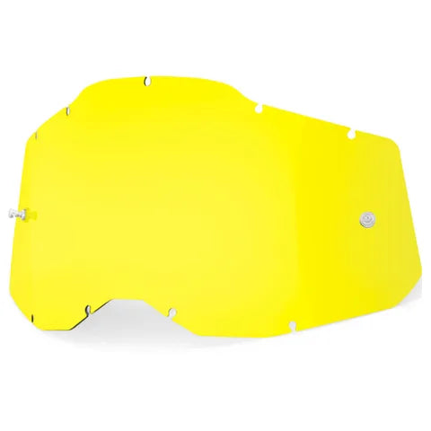100% RACECRAFT 2/ ACCURI 2/STRATA 2 LENS YELLOW