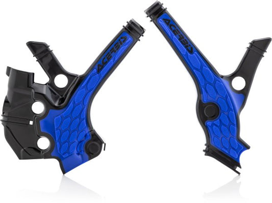 ACERBIS X GRIP FRAME GUARDS YZ 65 18-25 YZ 85 22-25 BLACK/BLUE
