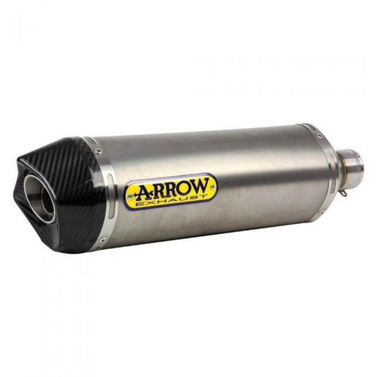 ARROW TITANIUM MUFFLER RACE TECH CBR500R CB500F 16-18 SLIP ON CARBON CAP WITH MID PIPE EXHAUST