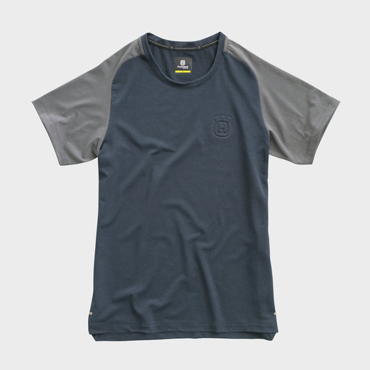 HUSQVARNA WOMEN ORIGIN TEE BLUE
