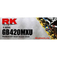 RK RK 420MXU U-RING CHAIN GOLD 136L
